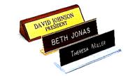 Sample Desk Plates